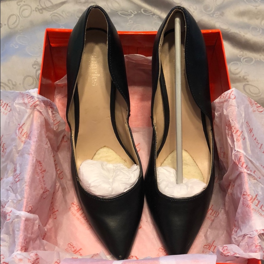 Black  Charles by Charles a David Parker Pump